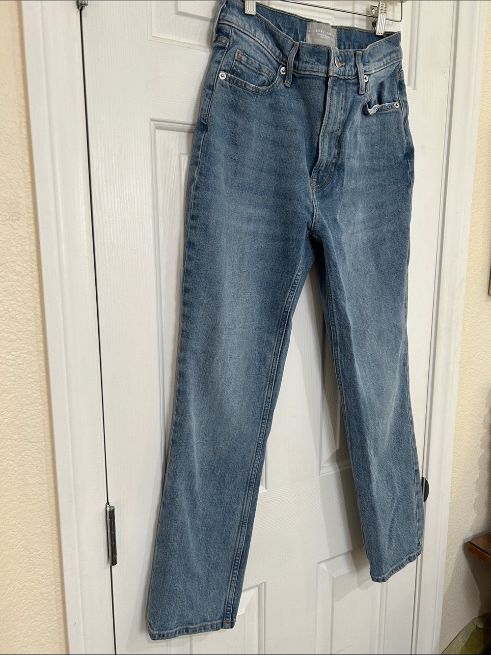 Everlane The Original Cheeky Jean Crop Organic Cotton Size 25 Blue - Picture 3 of 10